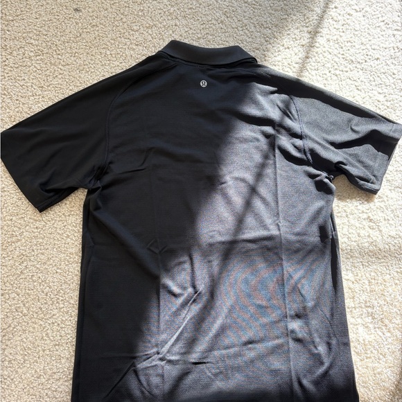 Lululemon Men’s Evolution Short-Sleeve Polo – Black, Size Medium - Picture 3 of 4